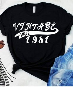Vintage Birth Year Women or Men T-Shirt
